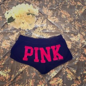 PINK Victoria’s Secret sweat shorts with dog logo
